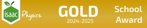 Isaac Physics Gold Award logo 